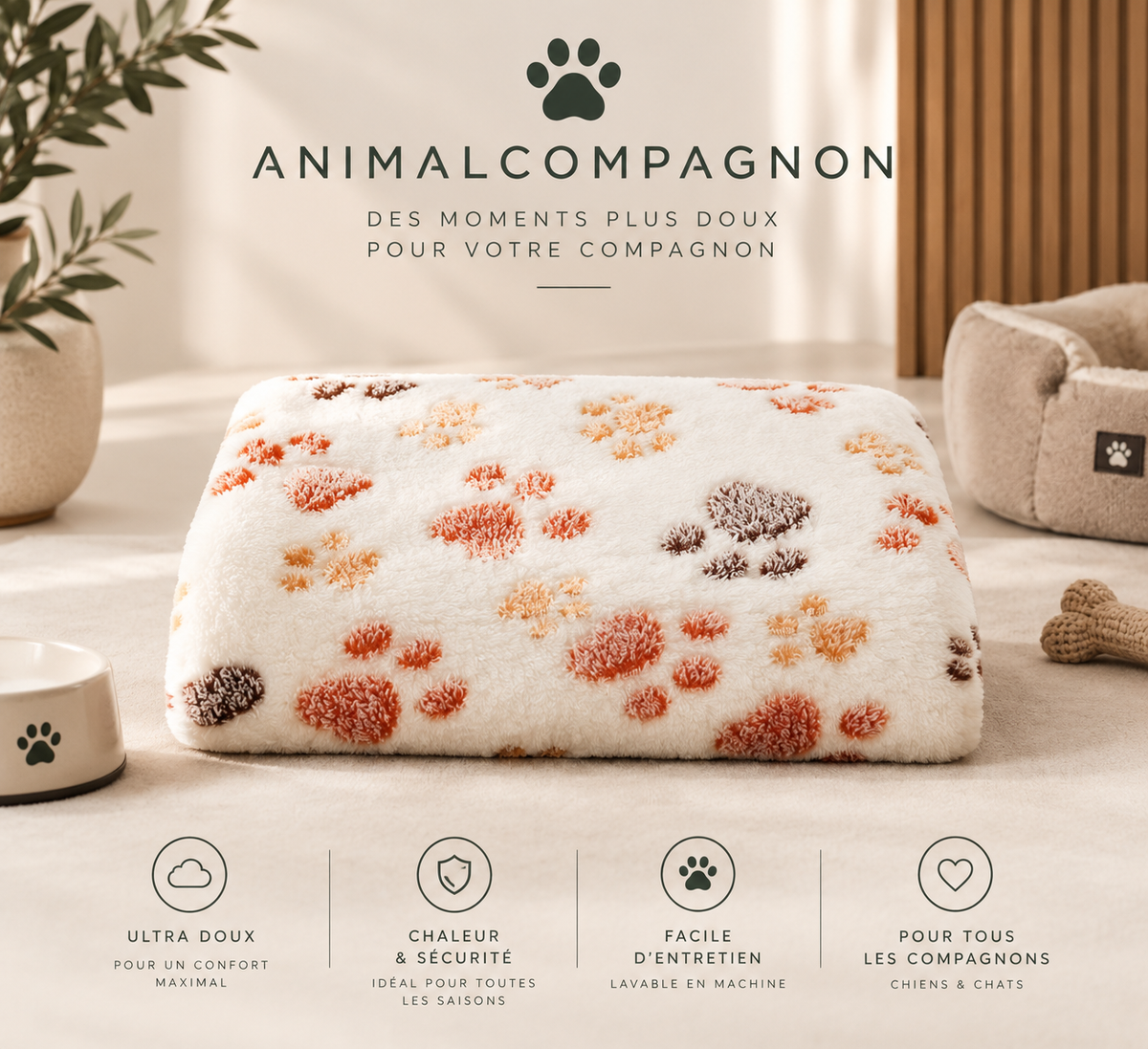 Couette Douillet Pour Chien Et Chat AnimalCompagnon
