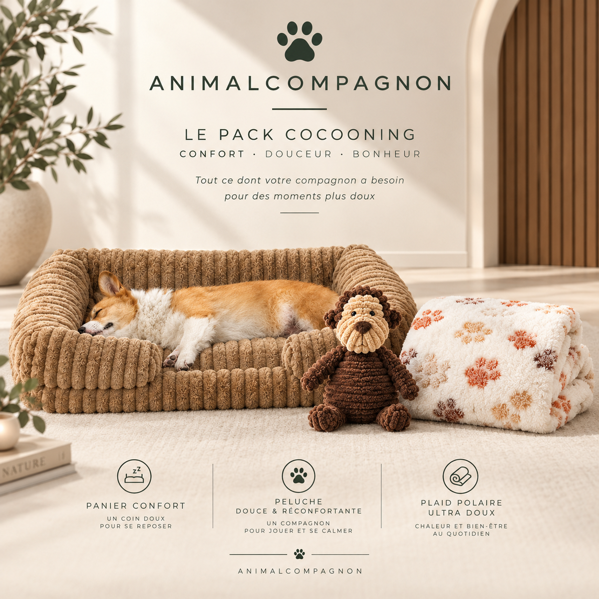 Pack Maison Cocooning AnimalCompagnon